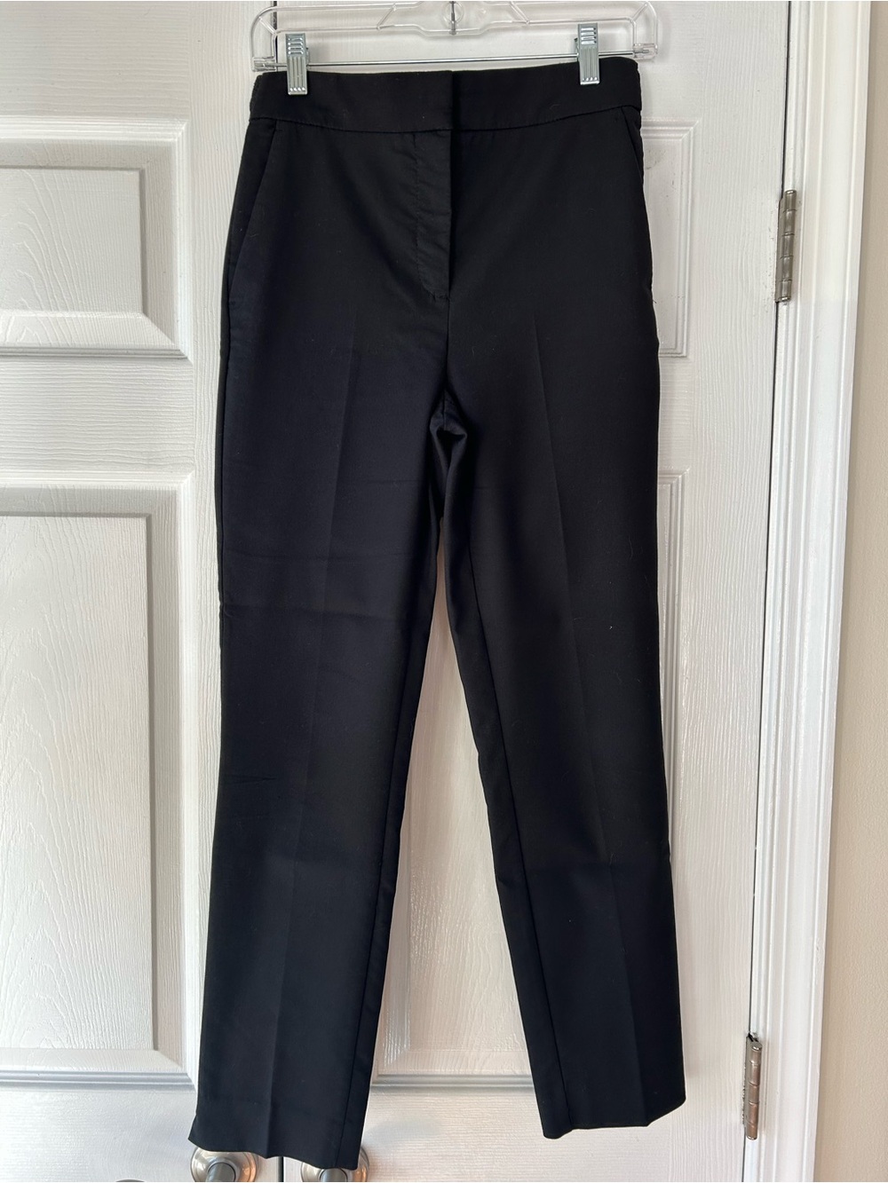 Zara Black Straight-Leg Work Pants